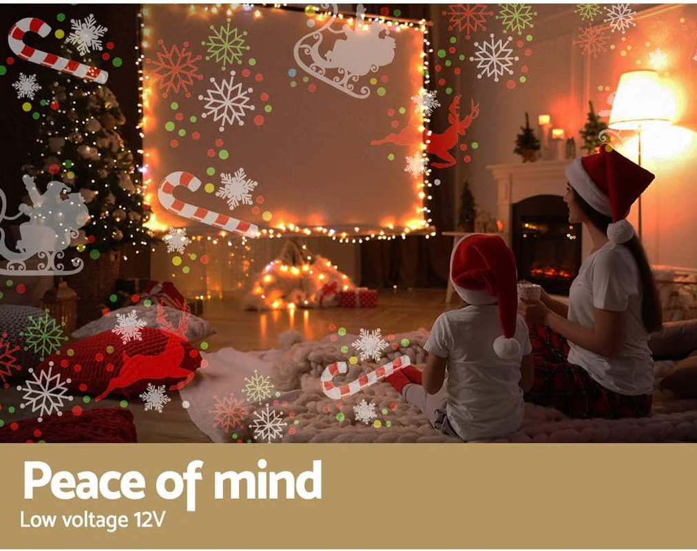 Jingle Jollys Christmas Projector Laser Lights Moving Landscape Light Lamp