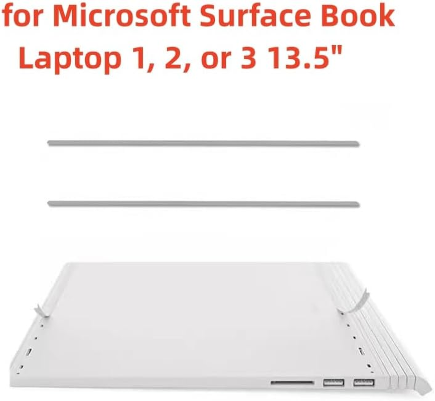 Laptop Rubber Feet Strips Replacement for Microsoft Surface Book Laptop 1, 2, or 3 13.5" for Laptop Bottom Case Nonskid Silicone Bumper Rubber Foot Strips image number 5