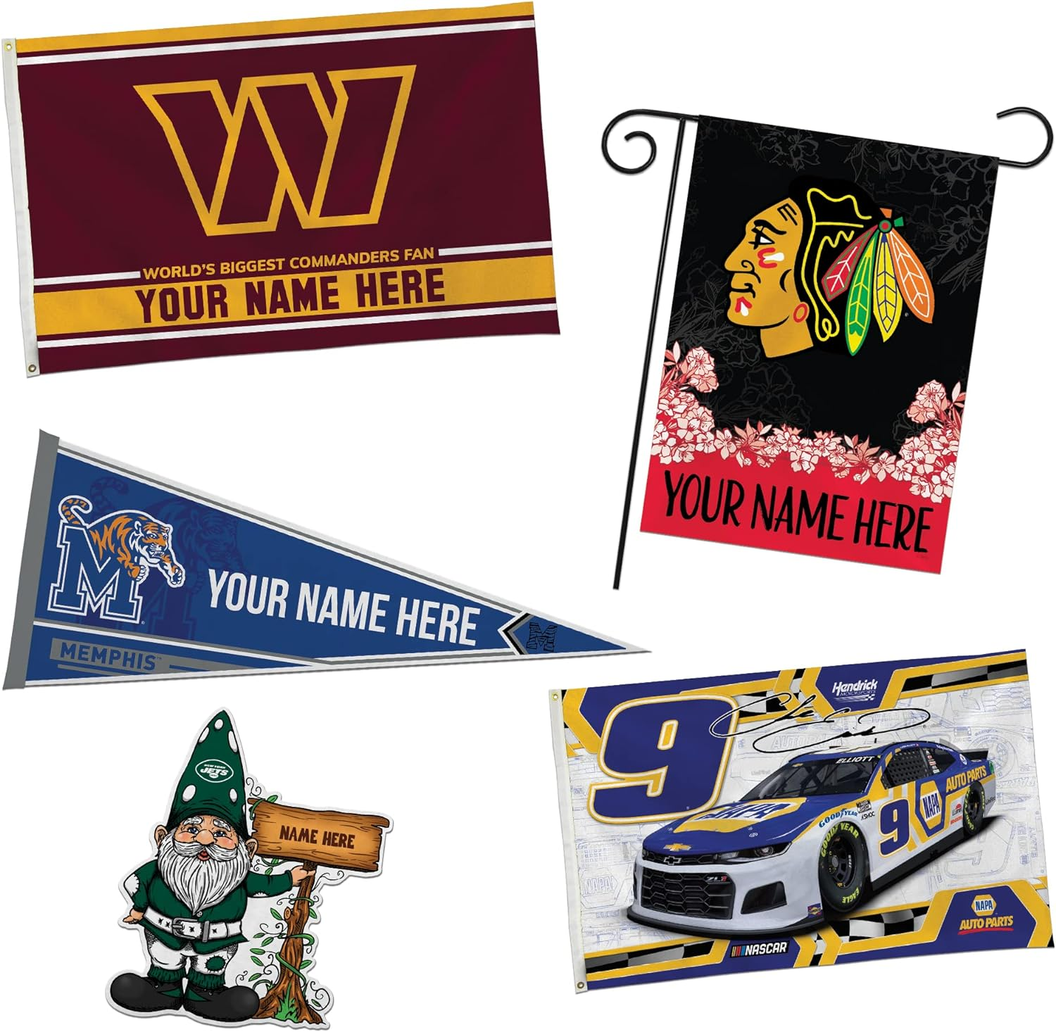 NBA 3-Foot by 5-Foot Single Sided Banner Flag with Grommets image number 3