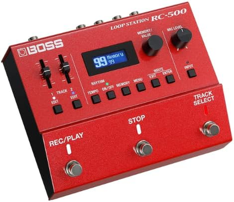BOSS RC-500 Dual-Track Loop Station &ndash; Advanced Two-Track Looper with Premium Sound Quality, Loop FX, 99 Phrase Memories, 57 Rhythms, and MIDI Control Support. image number 6