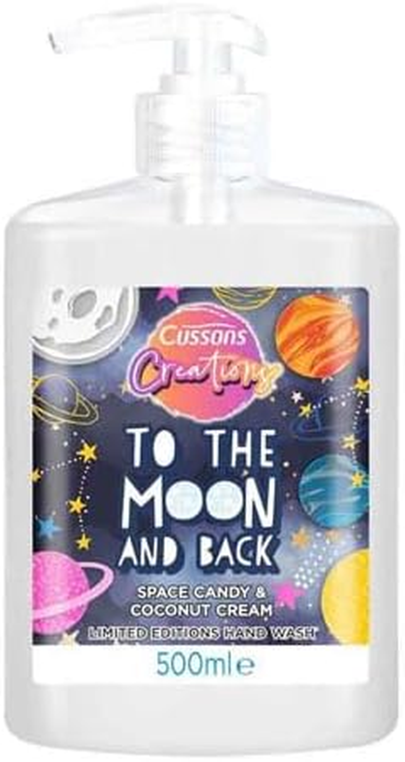 Cussons Creations Limited Edition Soap & Shower Gel. to the Moon and Back, a Fragranced Blend of Space Candy & Coconut Cream. image number 1