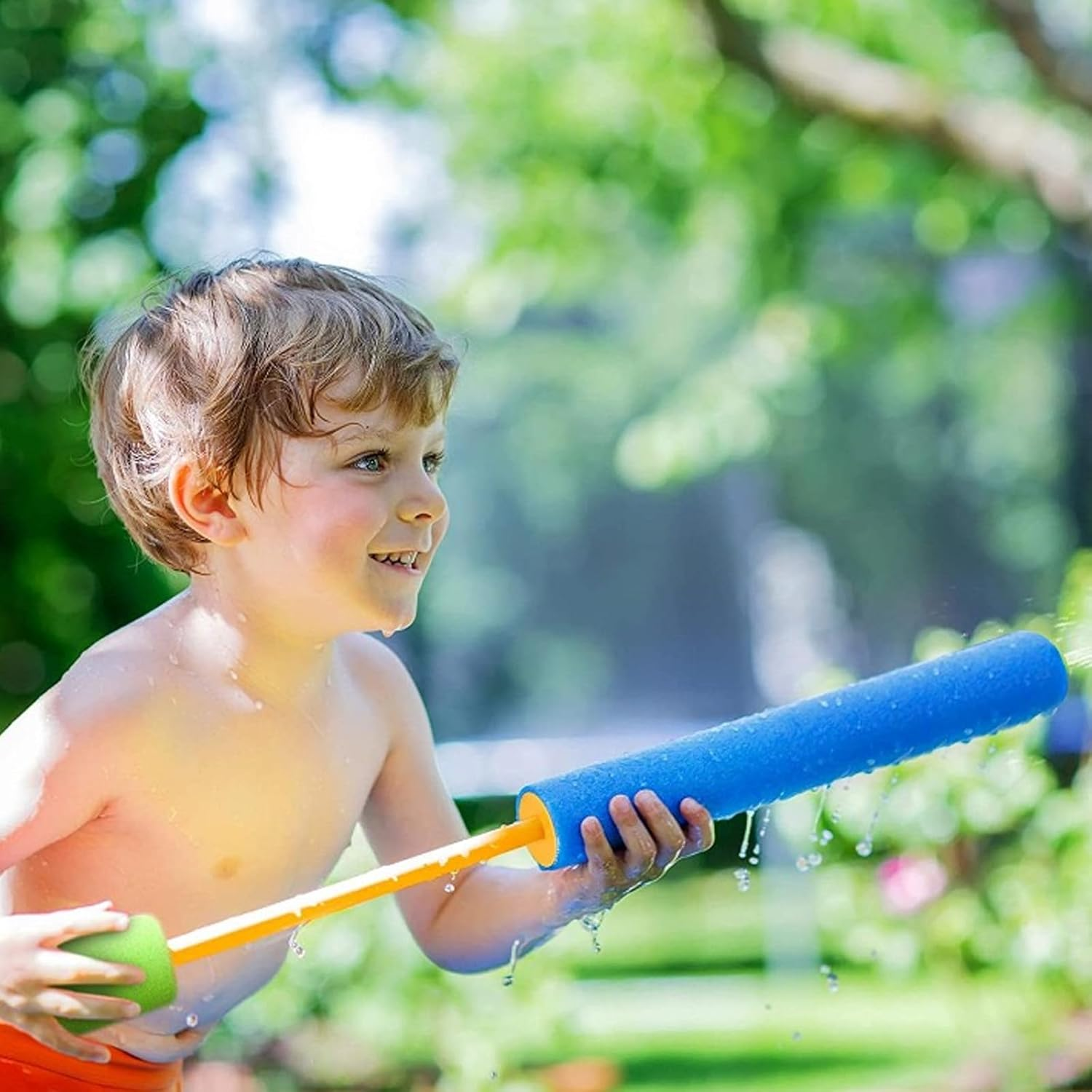 4 Pack Foam Water Blaster - Squirt Guns for Kids, Water Gun Toy, Ranges up to 40 Feet, Outdoor Water Toys image number 2