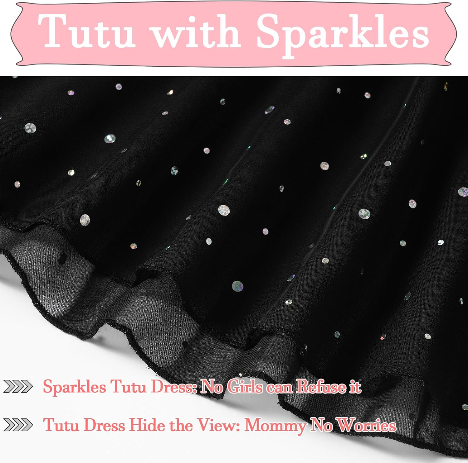 MERIABNY Ballet Leotards for Girls Long Sleeve Dance Leotard with Detachable Skirt for Aged 3-9 image number 2