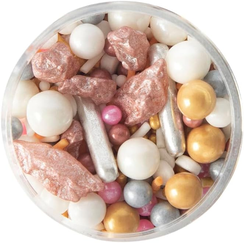 Sprinks Joyeux Noel Sprinkles - Edible Cake Toppers | Baking Decorations for Cakes, Cupcakes, and Desserts for Holidays and Special Occasions | 65G