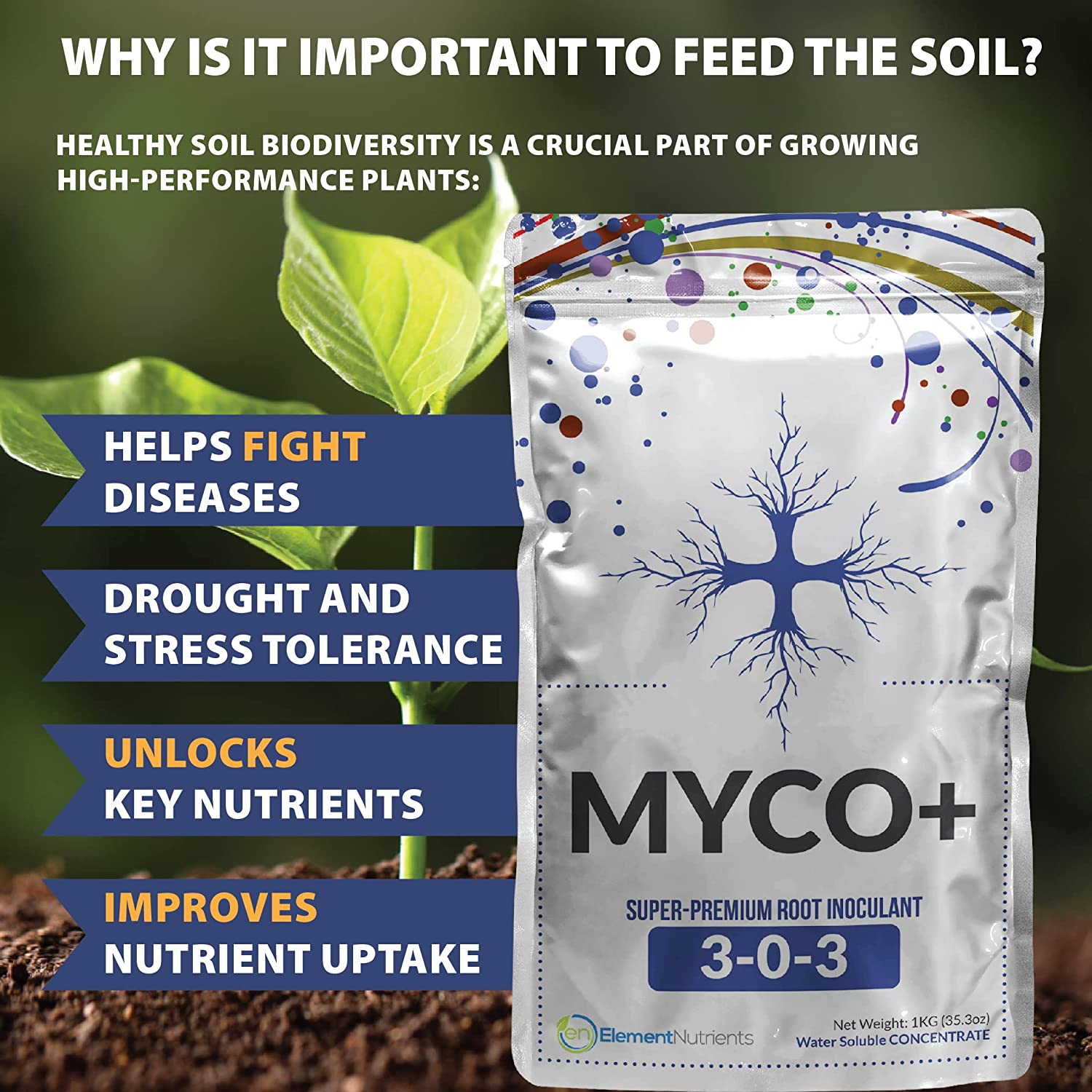MYCO+ - the Best Mycorrhizal Root Booster for a Bigger, More Explosive Root Mass (200G) image number 2