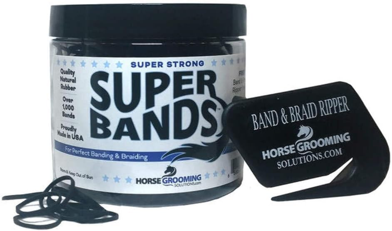 Healthy Haircare Product-Super Bands- Black 1/4 image number 1