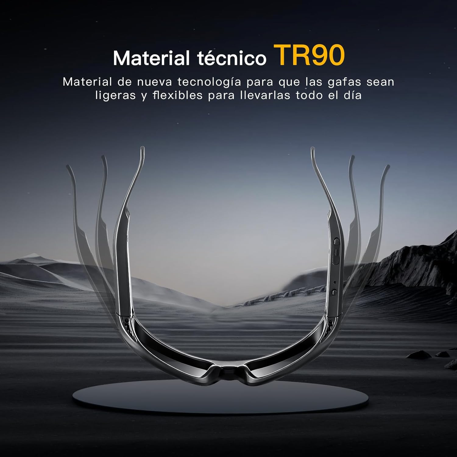 Oho 32GB Camera Glasses,24M Resolution H.265 1080P Smart Glasses with UV400 Sunglasses Lens for Outdoor Sport,Unisex