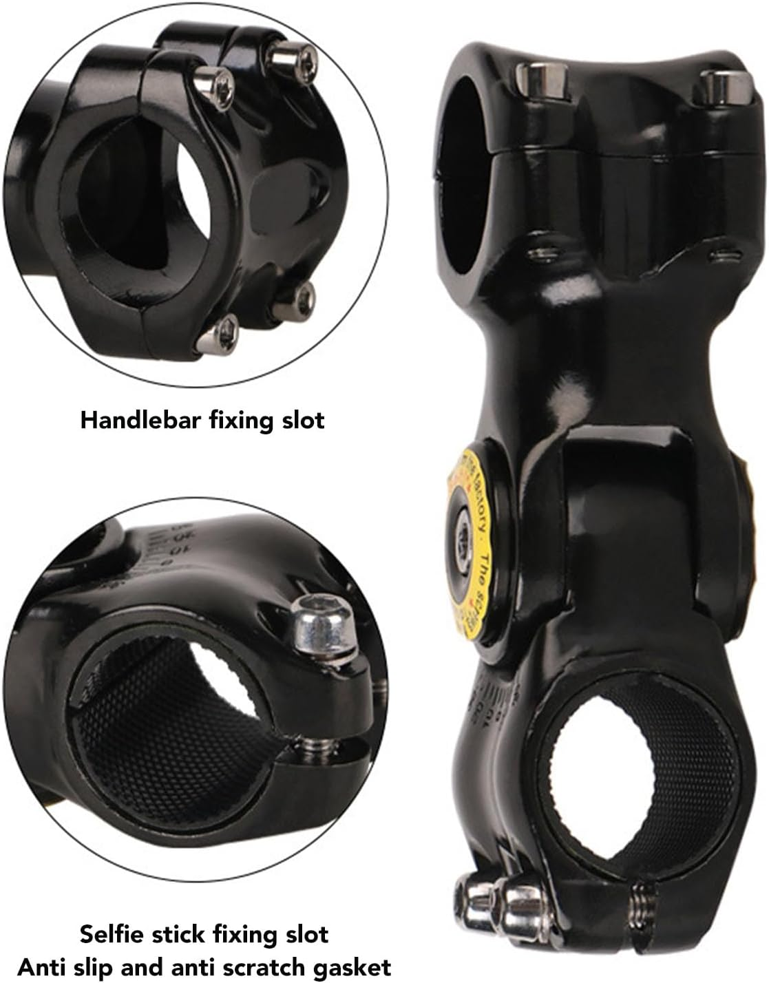 Dpofirs Motorcycle Bike Selfie Stick Handlebar Mount for 360 X3 ONE X2 ONE R for DJI Action 3 2, Aluminium Alloy Camera Holder Bracket image number 6