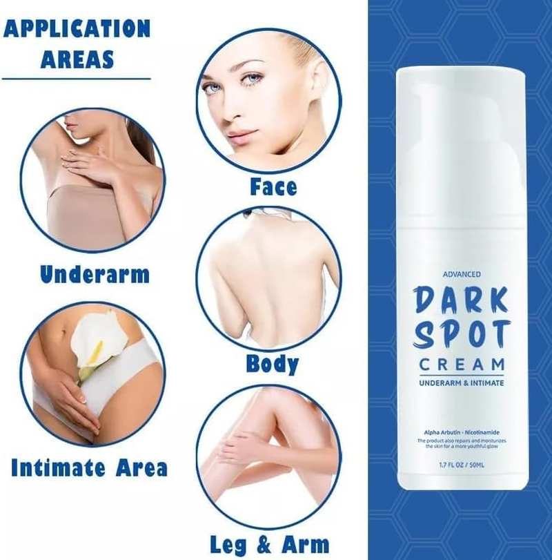 Moon-Shadow Dark Spot Remover Cream for Face, Body & Intimate Areas - Hyperpigmentation & Even Skin Tone - Suitable for All Skin Types (1.7Oz/50Ml) image number 4