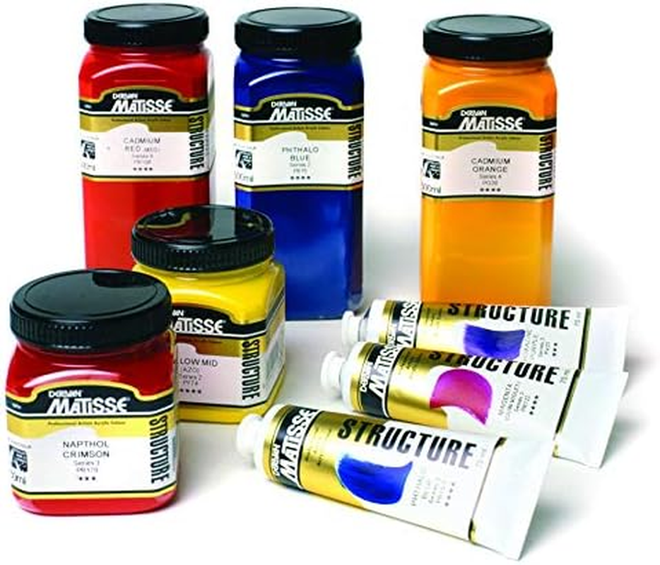 Derivan Matisse Structure Acrylics Paint 75 Ml, Ivory Black image number 1