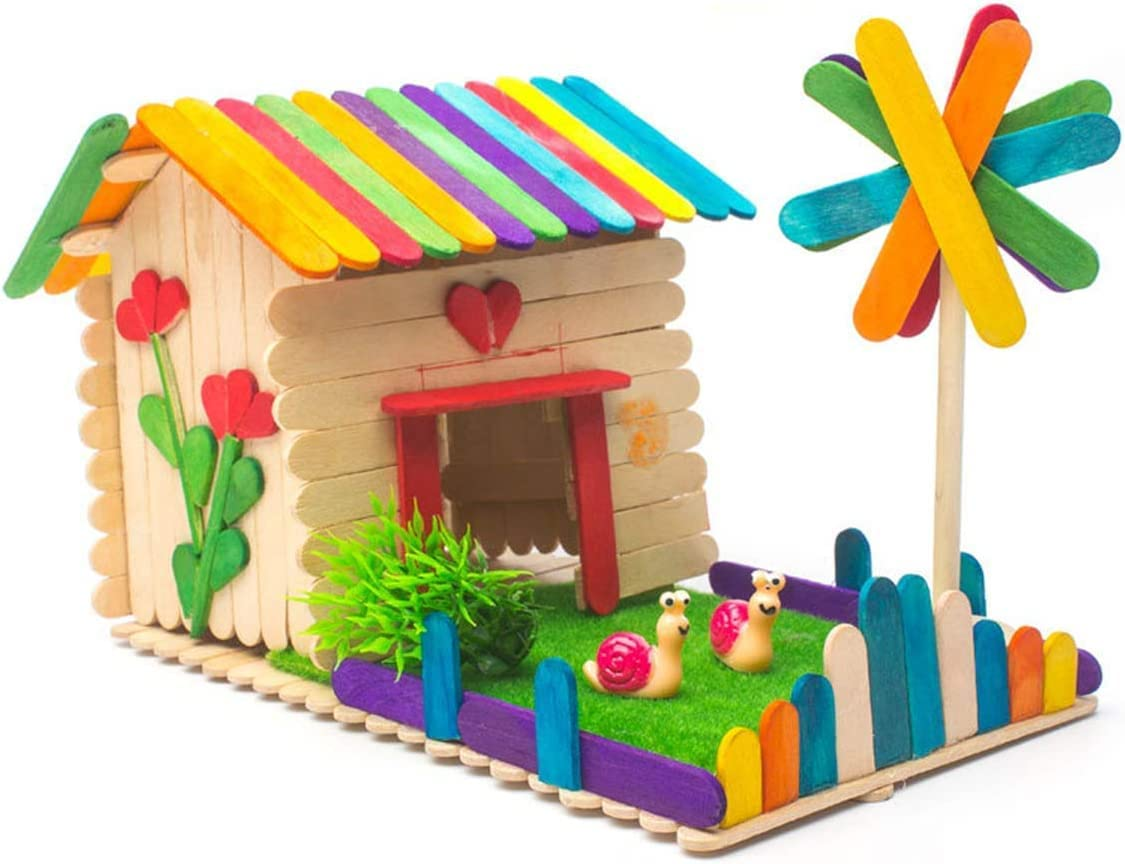 120PCE Krafters Korner 15X1.8Cm Craft Sticks 120Pce Classic Popsicle Stick Natural Color Shape Wood for Crafty Kids DIY Art Crafts Projects image number 4