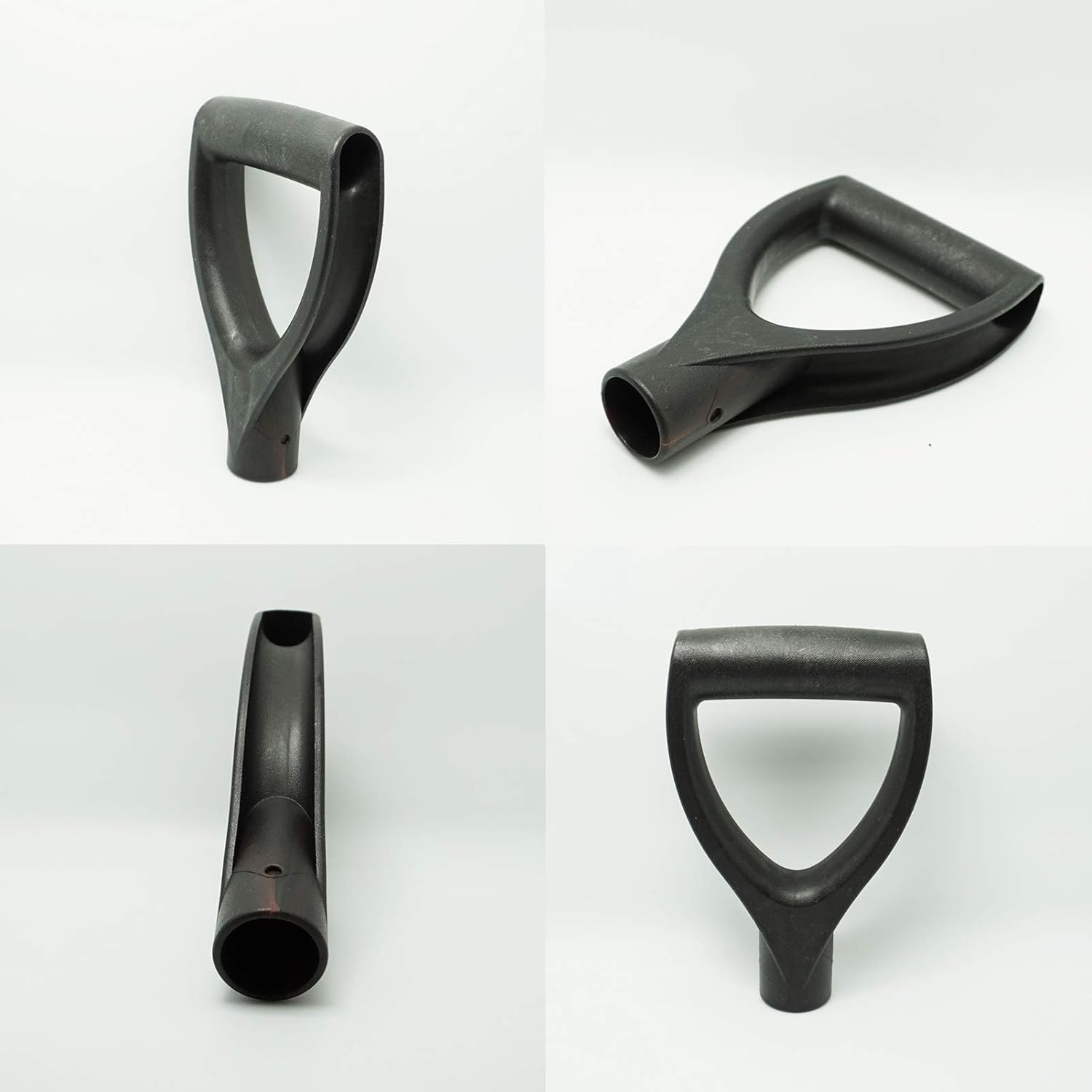 Replacement D-Grip Plastic Snow Shovel Handle, Black, Pack of 2 image number 5