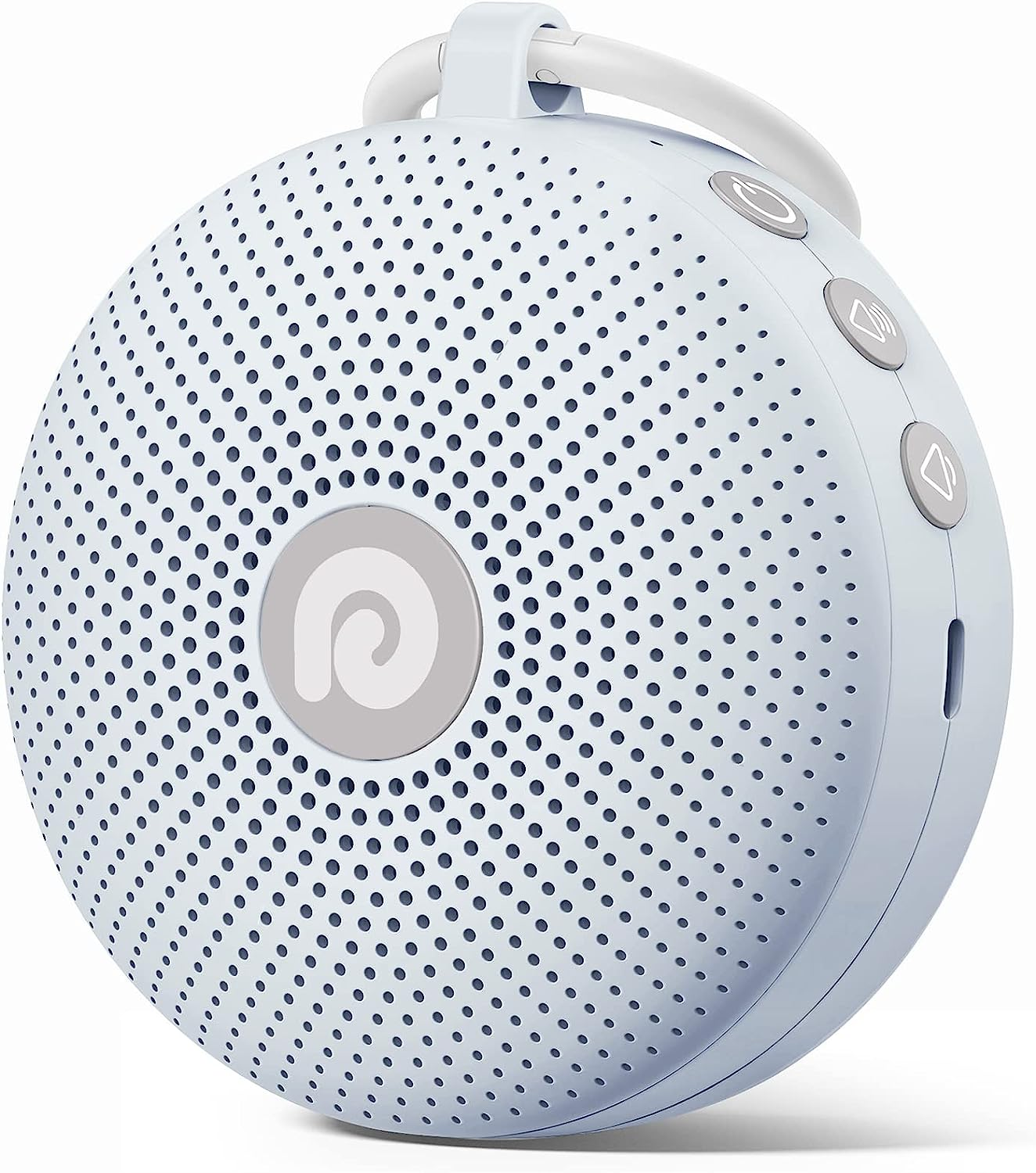 Dreamegg White Noise Machine &ndash; Sound Machine for Baby Kid Adults, Features Powerful Battery, 21 Nature Sounds, Lullabies, White Noise, Rechargeable Sound Machine for Home Travel Nursery Gift-Blue