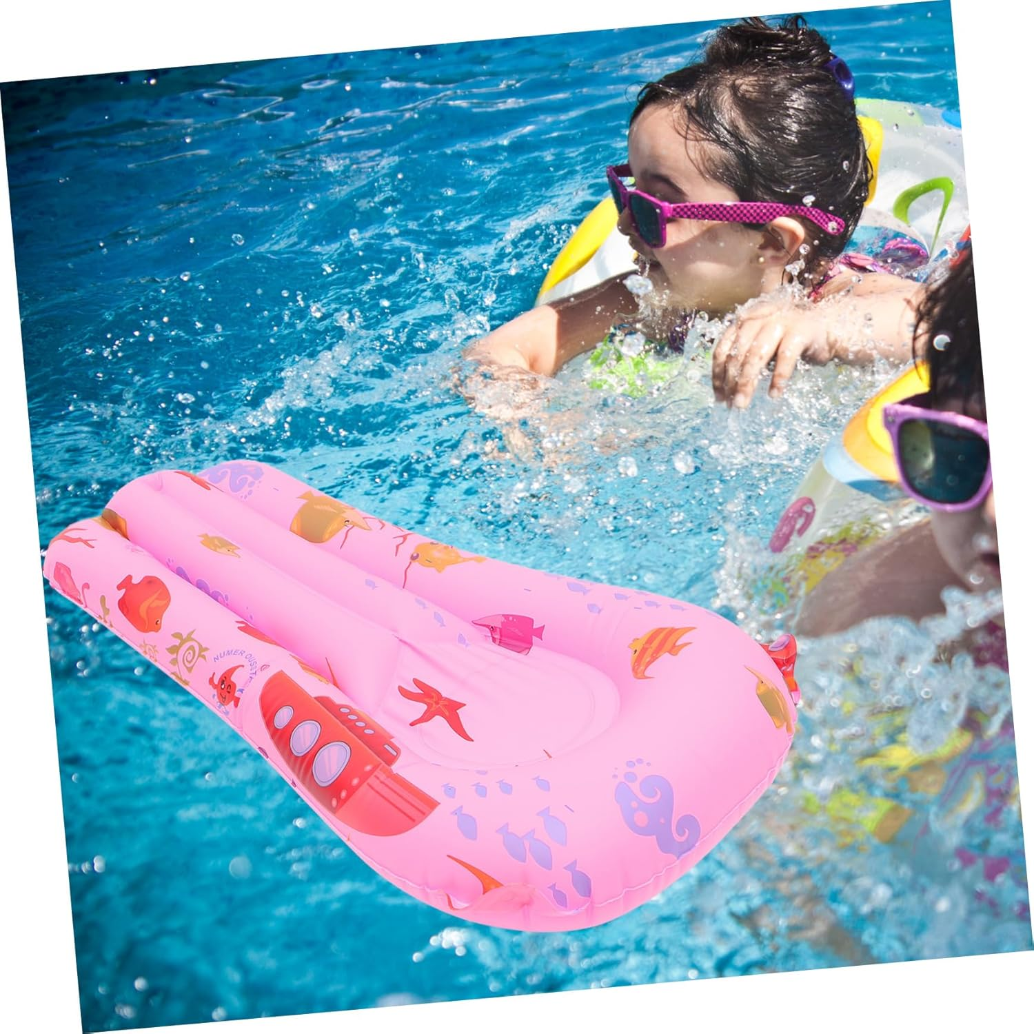 BESPORTBLE Inflatable Surfboard for Swimming Made of PVC Material for Boy Girl'S Water Activities Floating Toy for Pool Beach Use image number 3