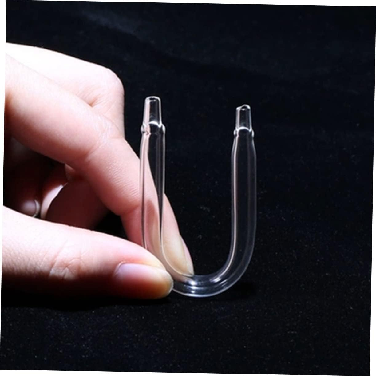 Ipetboom 4Pcs Fish -Shaped Tube Fish Tank Diffuser Aquarium Plants Diffuser Check Glass Tube Glass Fish Tank Aquarium Tank Diffuser Aquarium Accessories Aquatic Plants image number 7