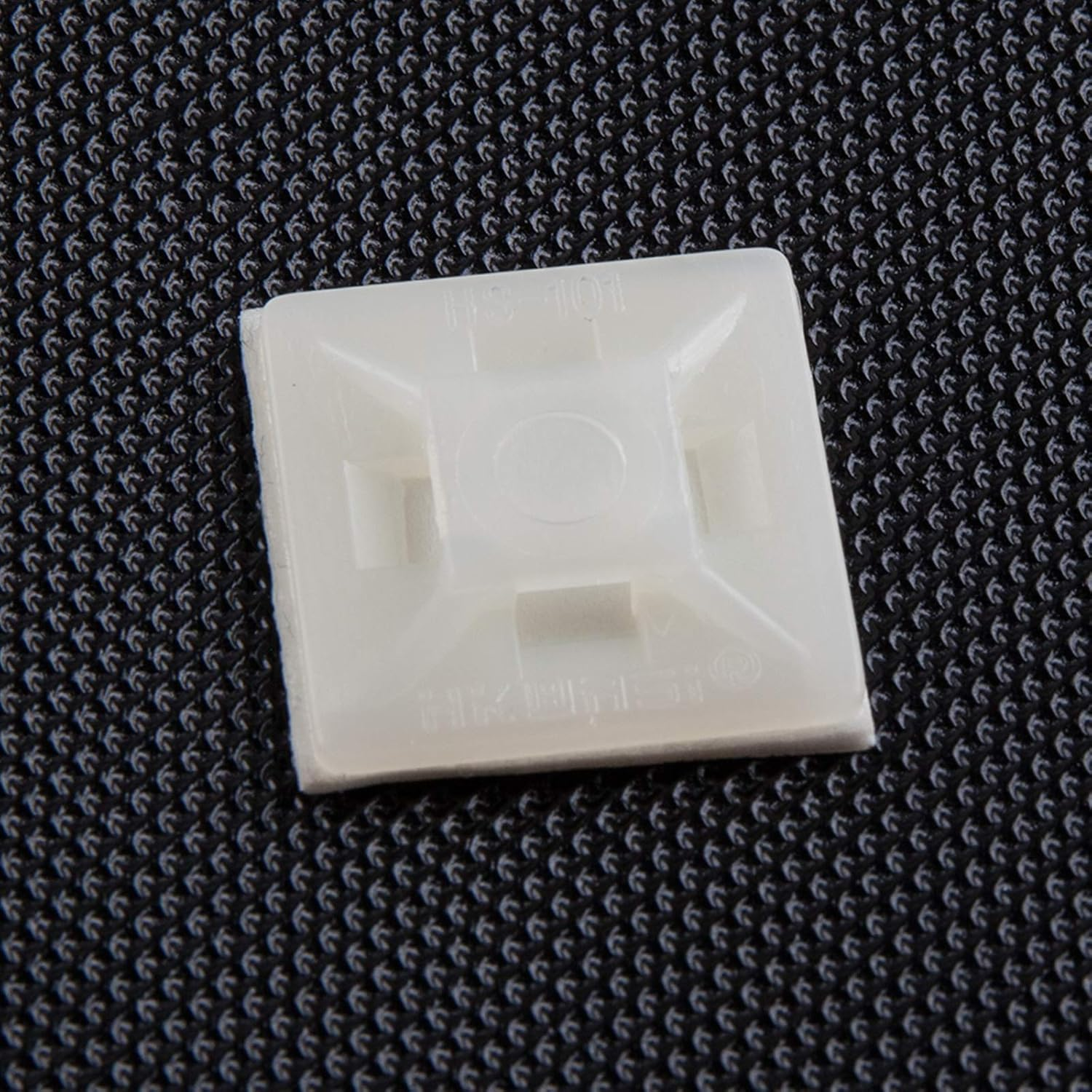 Self Adhesive Cable Tie Mounts - 3M Strongly Adhesive-Backed Zip Tie Base Holders for Home, Office Cable Wire Management(21Mm X 21Mm, White, 100Pack) image number 3