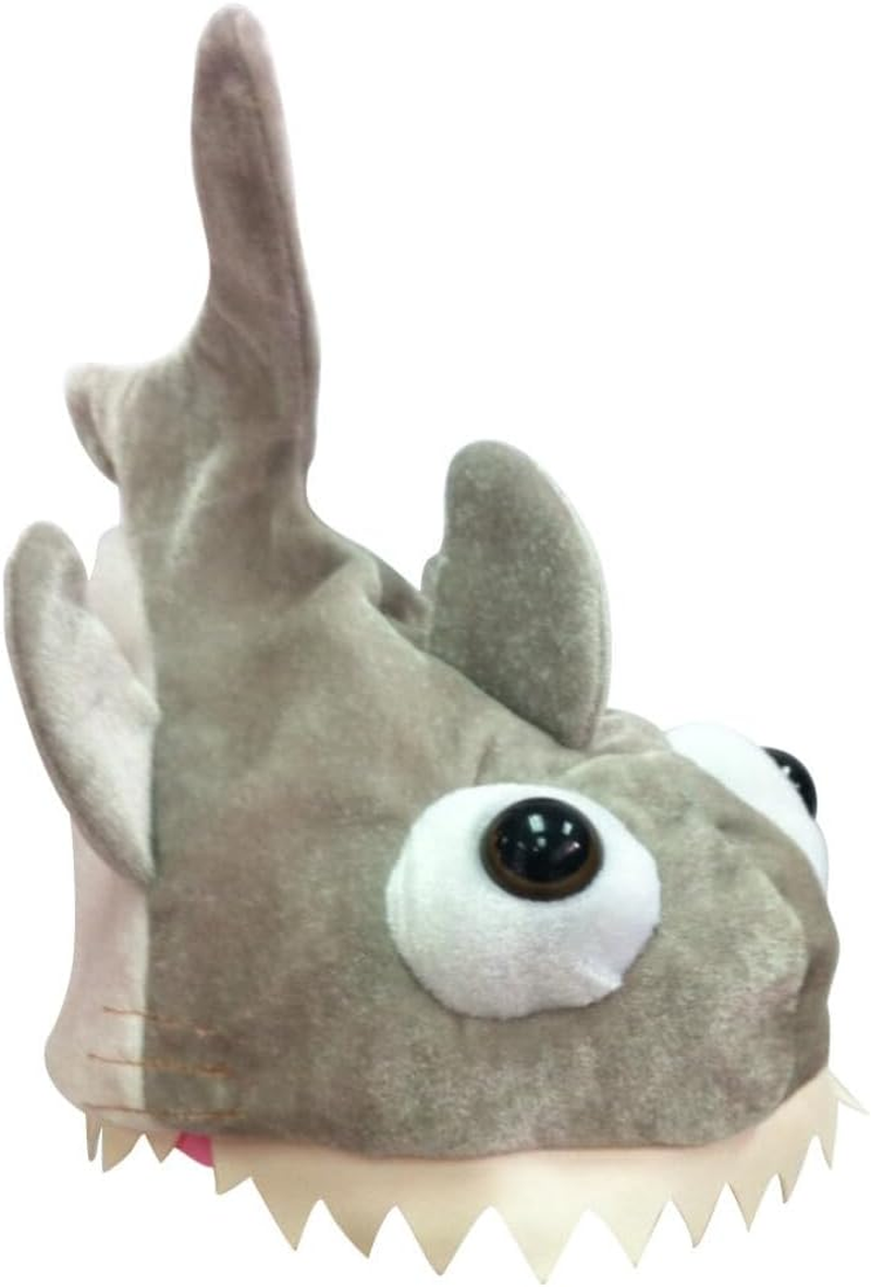 Alipis Shark Hat Shark Hat Animal Head Mask Adult Shark Headband, White Shark Fish Shark Costume Hat for Party Cosplay Funny Costume Hat