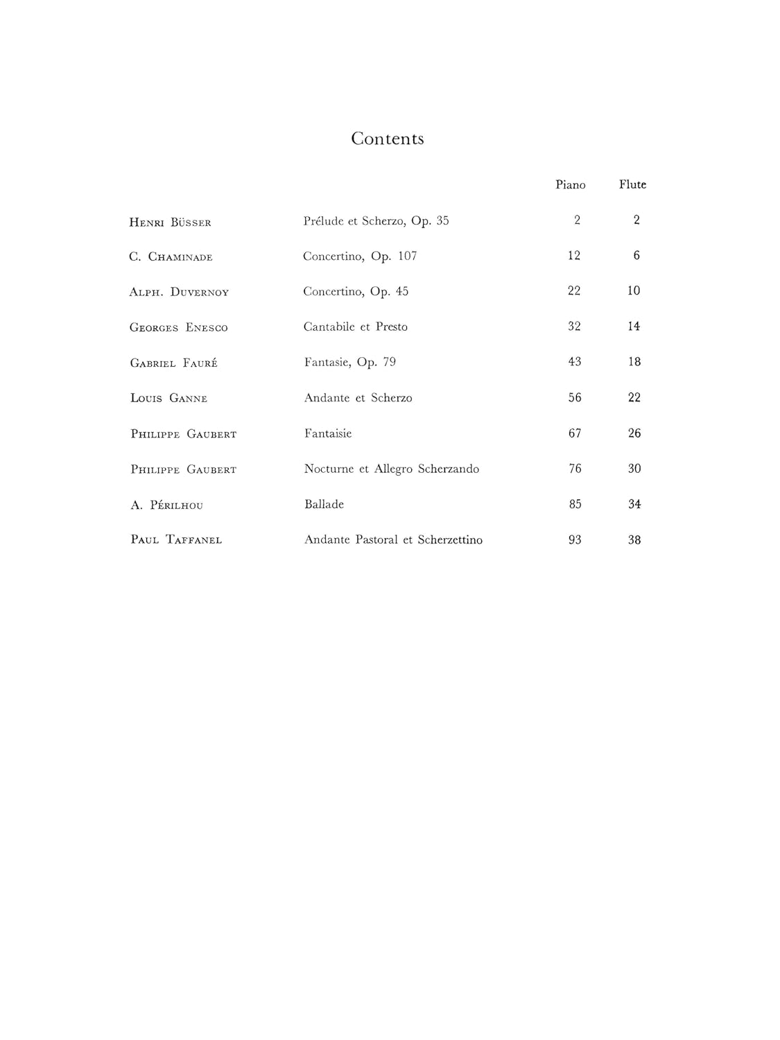 Flute Music by French Composers: for Flute & Piano image number 2