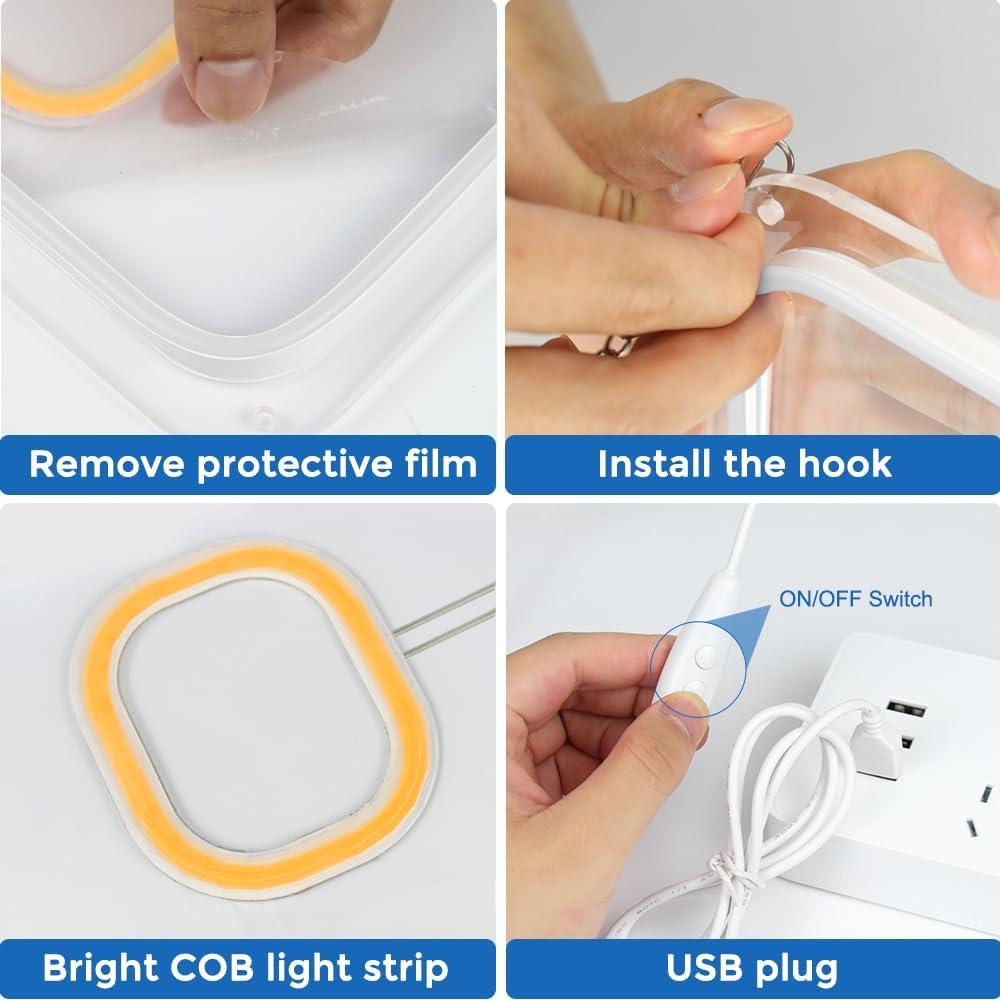 LED Neon Open Sign, 16"X 9"New Electric Signs, Ultra Bright for Busines Signs, Electric Light up Signs for Bars, Stores, Coffee Shop, Hotel Etc. image number 2