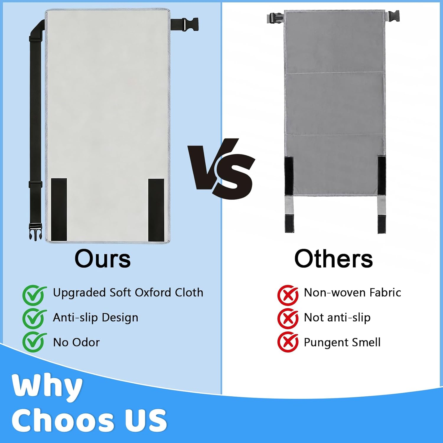 Airplane Seat Extender for Kids, Footrest & Toddler Airplane Bed, Oxford Cloth Airplane Toddler Bed, Toddler Travel Bed, Toddler Airplane Travel Essentials, Travel Seat Cushion for Kids - Grey image number 3