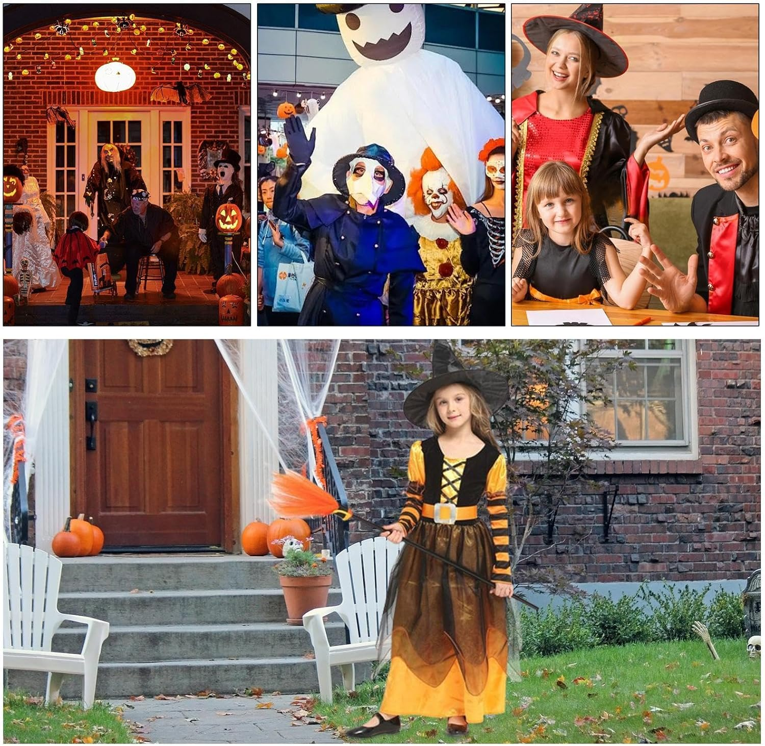 Kids Witch Costume | Cosplay Clothes Witch Costume | Gothic Halloween Cosplay Outfit, Queen Dress Cloth for Cosplay Party image number 4