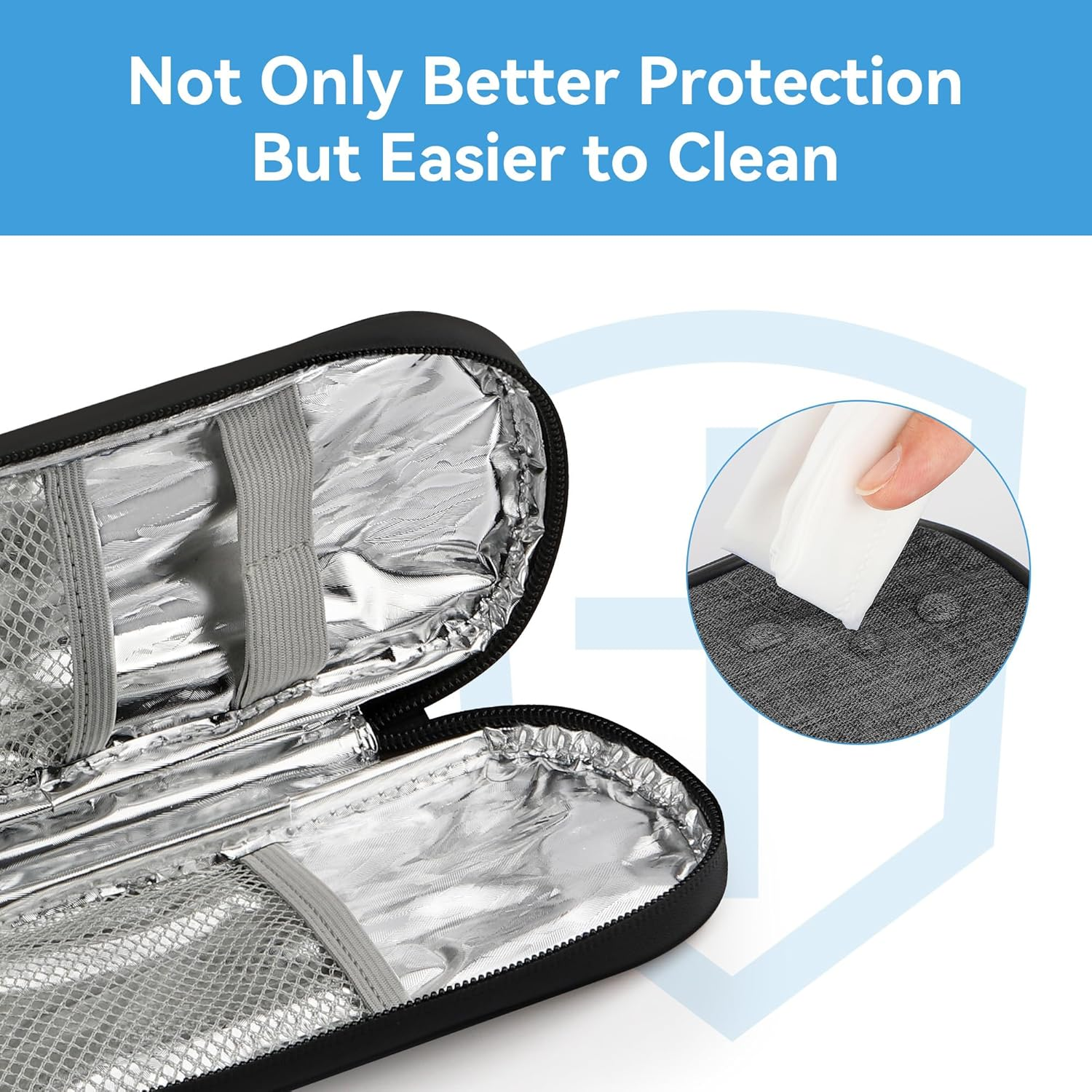 Insulin Pen Cooler Travel Case Diabetic Medication Insulated Cool Organizer with 2 Reusable Ice Packs for Insulin Pen and Other Diabetic Supplies, for the Daily Life and Trip(Grey) - Indigo image number 5