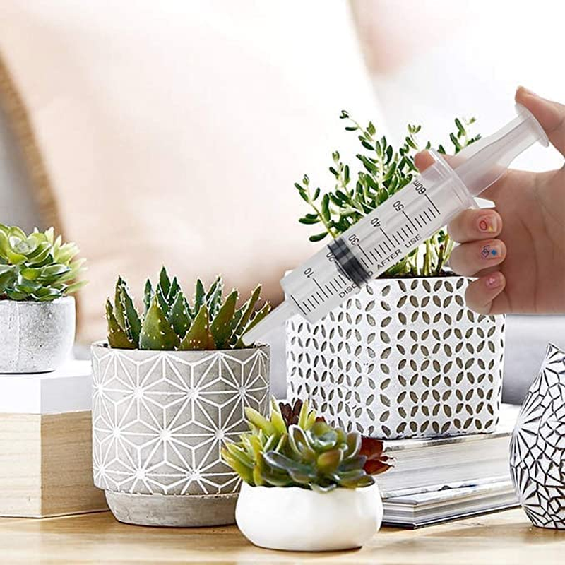 100Ml Syringe and 13" Plastic Tube, Science Lab Liquid Dispensing, Pet Feeding, Craft Gum, Oil, Lubricant, Sealant, Ink Filling (2Xpcs+2Pcs+4Pcs) image number 4