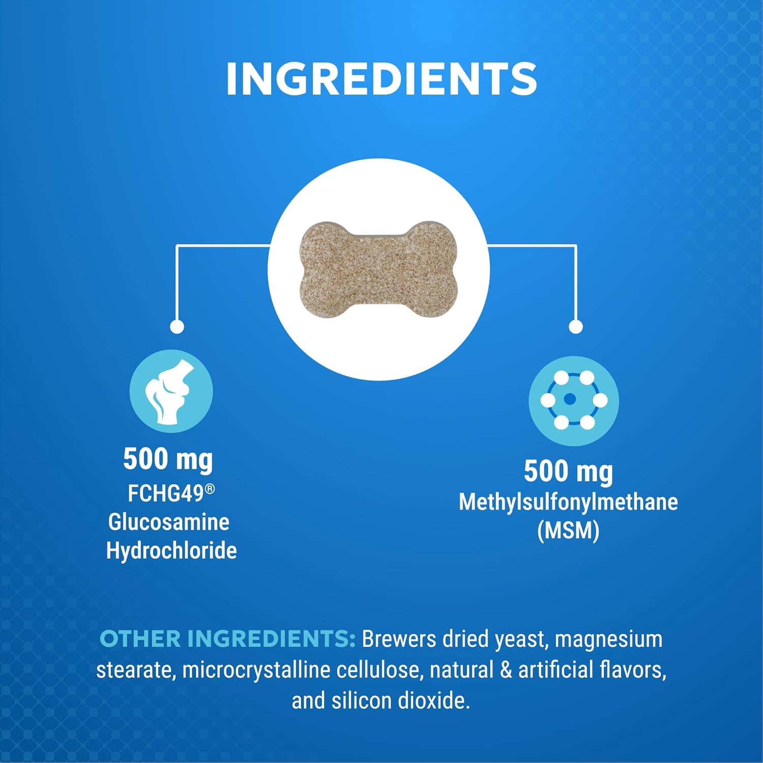 Nutramax Cosequin Standard Strength Joint Health Supplement for Dogs, with Glucosamine and MSM, 75 Chewable Tablets image number 4