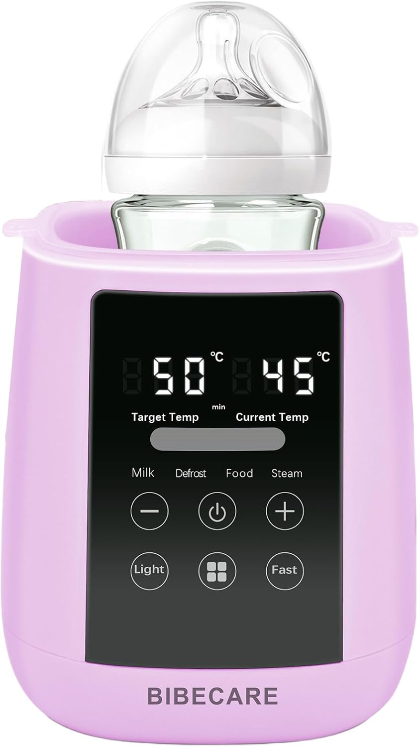 Bottle Warmer, Baby Fast Bottle Warmer for Breastmilk & Formula with Temp Display&Timer Function, Volume-Based Heating for 60ML&ndash;240ML Bottles, Accurate Temp Control, Keep Warm 48H image number 6