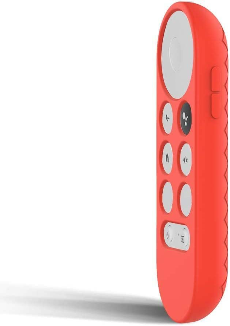 USTIYA Case for Google TV Chromecast 2020 Remote Control Case Smart Shockproof Cover Accessories (Red) - Blue image number 2