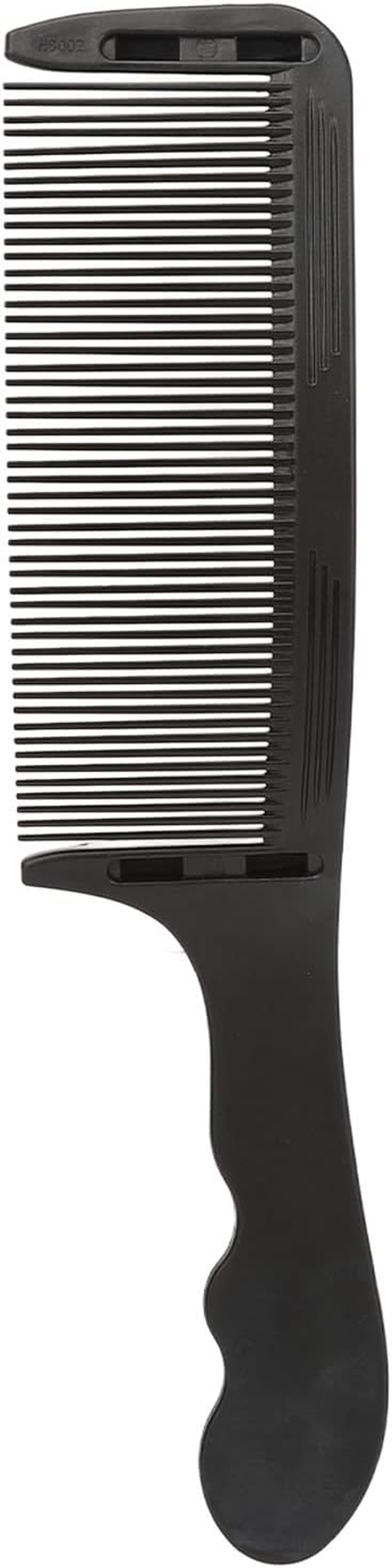 Generic Barber Clipper Comb, Flat Top Multifunctional Ergonomic Curved Clipper Comb Lightweight for Salon for Hair (White)