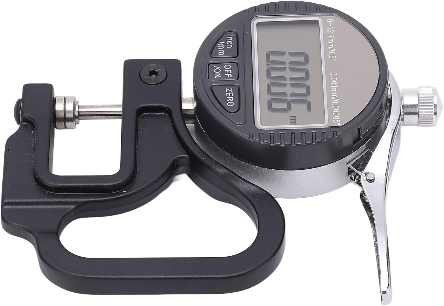Digital Thickness Meter for Paper, Leather, Cloth - Precision Measurement Tool with Digital Display, Range 0-12.7Mm, Accuracy 0.001Mm image number 4