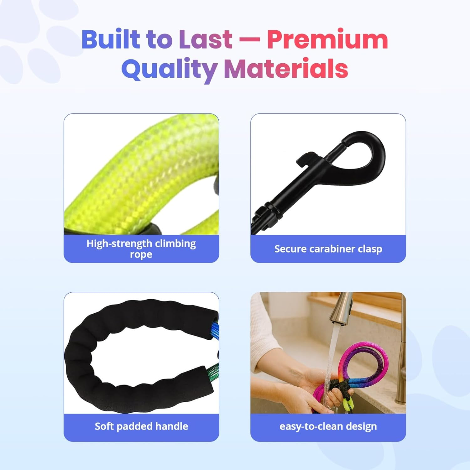 Double Dog Leash for Two Dogs,360 Swivel No Tangle Walking Leash, Dual Dog Leash for Large Medium Small Dogs image number 6