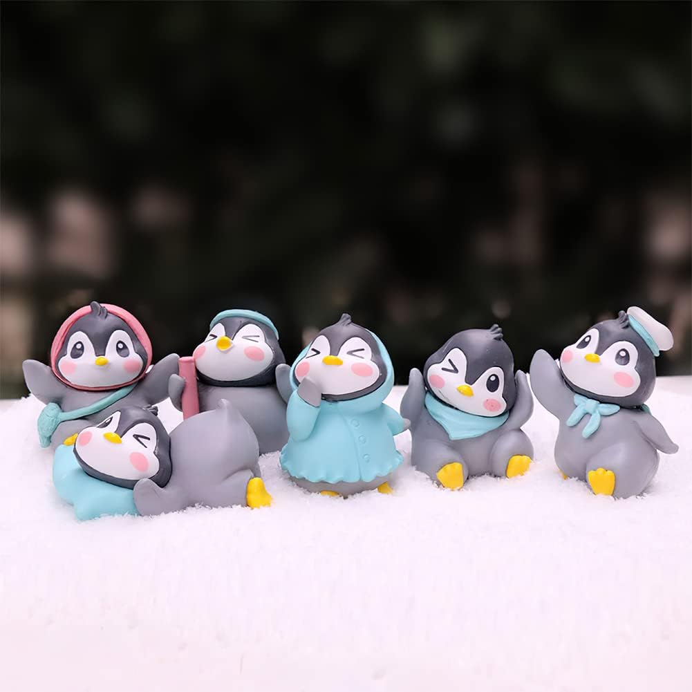 Pet Animal Figures Miniature Fairy Garden Figurines Playset Bunny Collection Playset Decorative Birthday Cake Topper image number 3