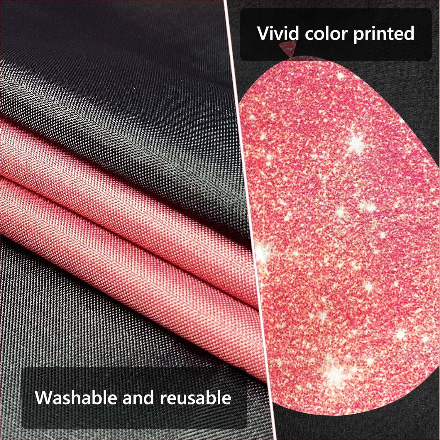 Happy Birthday Banner, 21St Birthday Decorations Backdrop, Extra Large Black Pink Party Decorations, Perfect Birthday Party Supplies Photography Background for Boys, and Grils, 180X110Cm image number 3