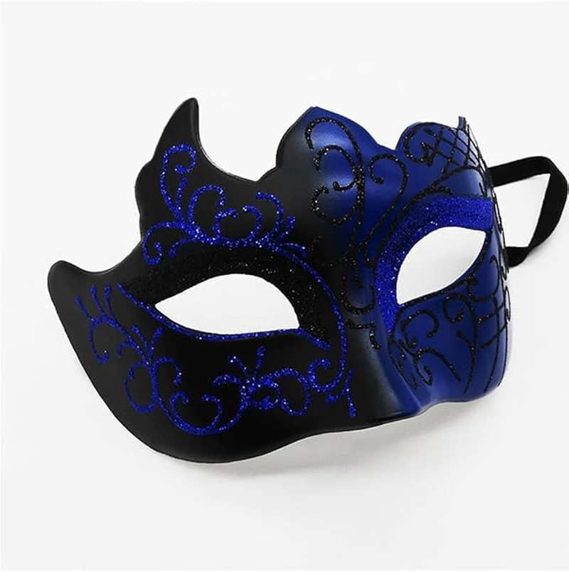 Masquerade Mask for Men Vintage Mardi Gras Halloween Christmas Party Masks image number 4
