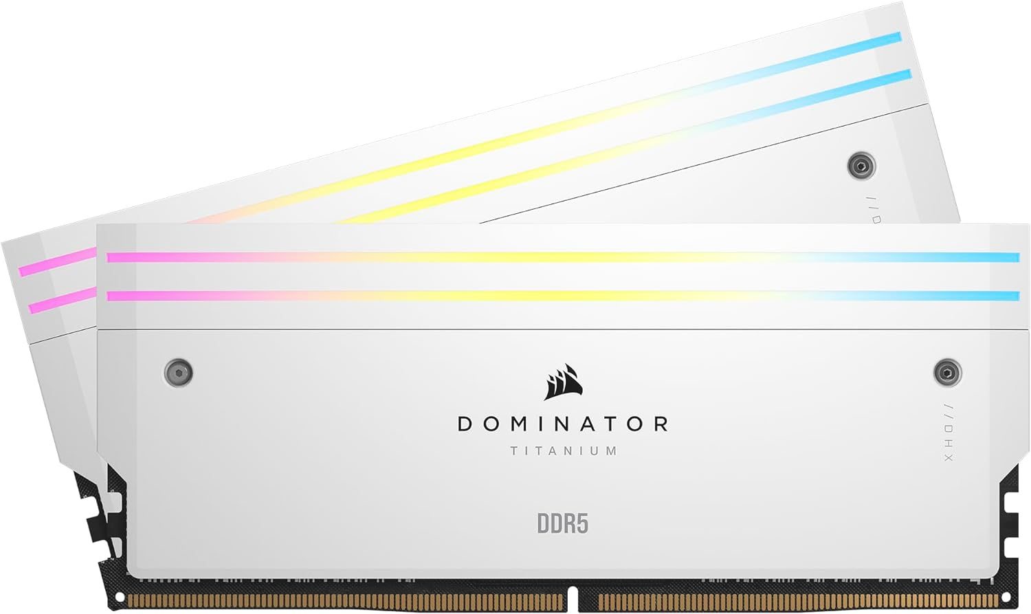 CORSAIR Dominator Titanium RGB DDR5 RAM 64GB (2X32Gb) DDR5 6600Mhz CL32 Intel XMP Icue Compatible Computer Memory - Black (CMP64GX5M2X6600C32)