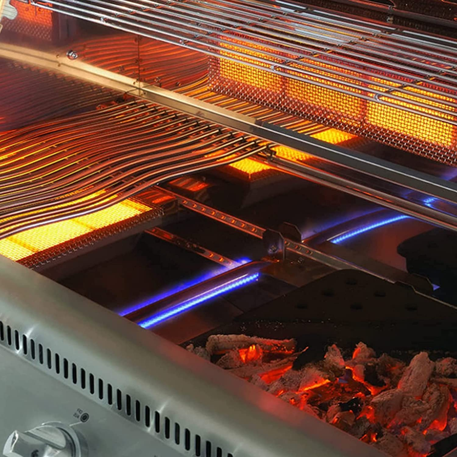 Burner Replacement Parts Worthplanet 4Pcs BBQ Grill Tube Burner Replacement Part Stainless Steel Grill Burner for Barbecue Perfect for Outdoor Activities W110002