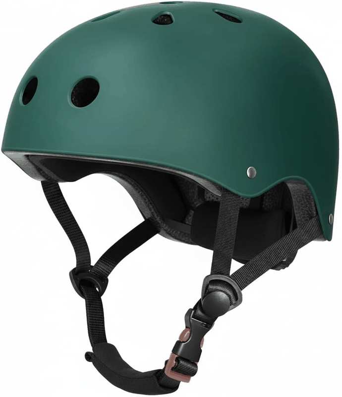 KIRLI Skateboard Helmet - Lightweight, Adjustable & Ventilated Helmet for Scooter, Roller Skate, Inline Skate