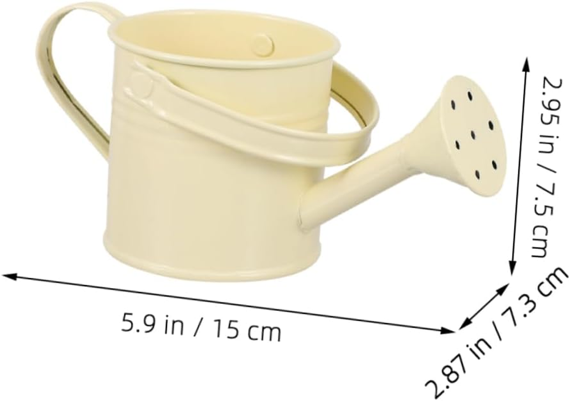 4Pcs Sturdy Iron Material Watering Can for Outdoor Plants Portable Garden Watering Kettle Long Spout image number 5