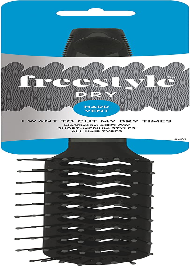 Freestyle Dry Vent Brush, Black image number 1