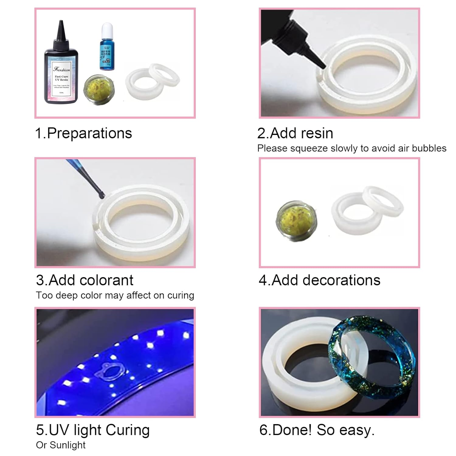 1KG Upgrade 45S Fast Cure Clear Hard UV Resin,High Transparency and No Shrinking for DIY Home Professional Casting & Coating Handcraft Jewelry Earrings Necklace Bracelet