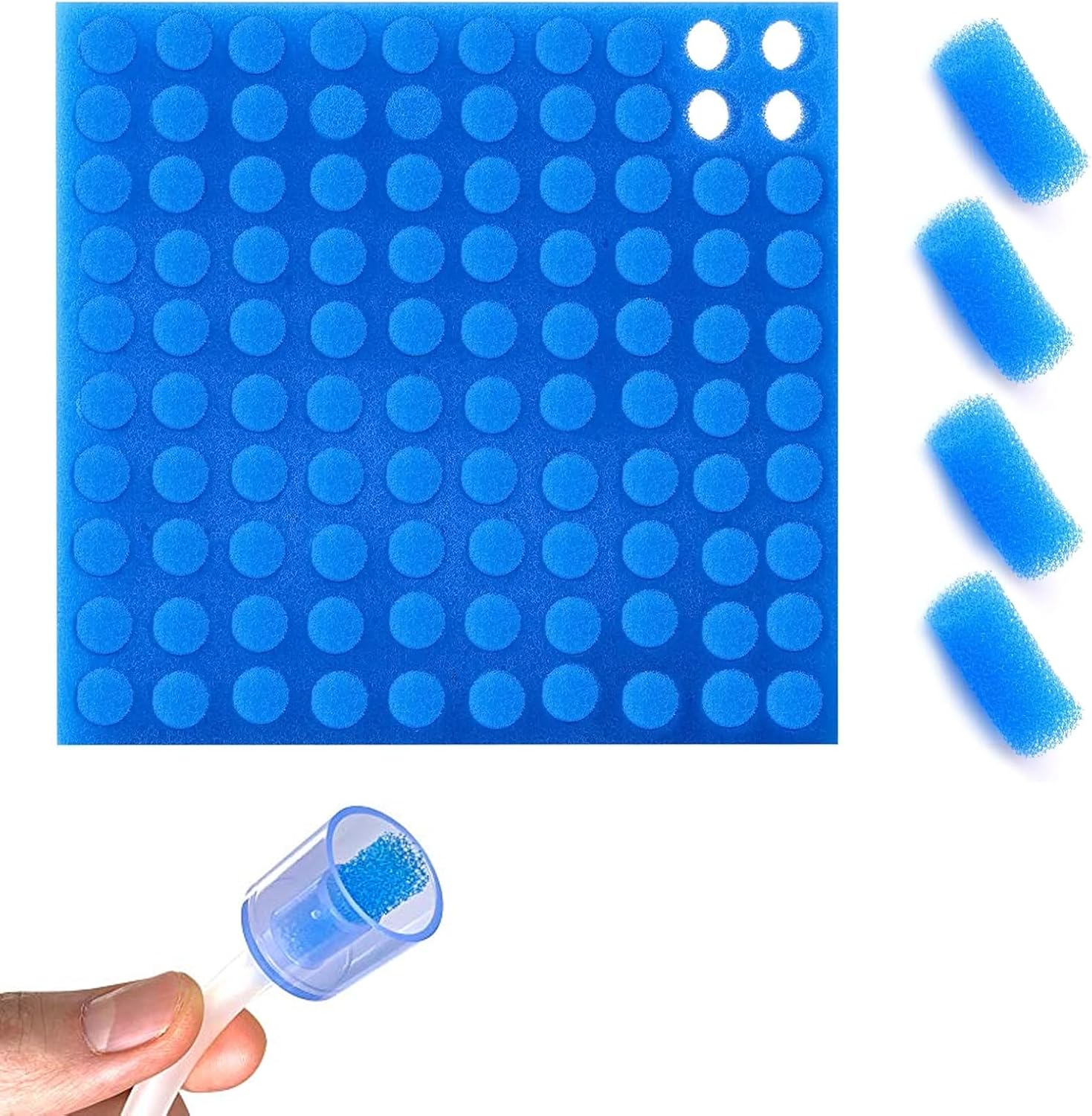 Baby Nasal Aspirator Hygiene Filters, 100Pcs Baby Snot Sucker Filters, Baby Nose Sucker Filters Safe Environmental, Replacement for Nosefrida Nasal Aspirator, BPA, Phthalate & Latex-Free image number 1