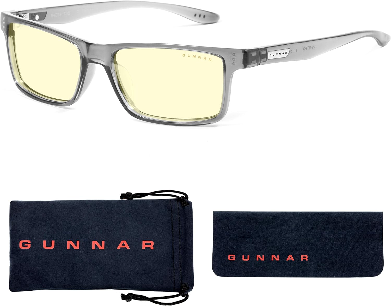 GUNNAR - Gaming and Computer Glasses - Blocks 65% Blue Light - Oakland, Onyx, Amber Tint, Natural Focus, Amber, One Size image number 5