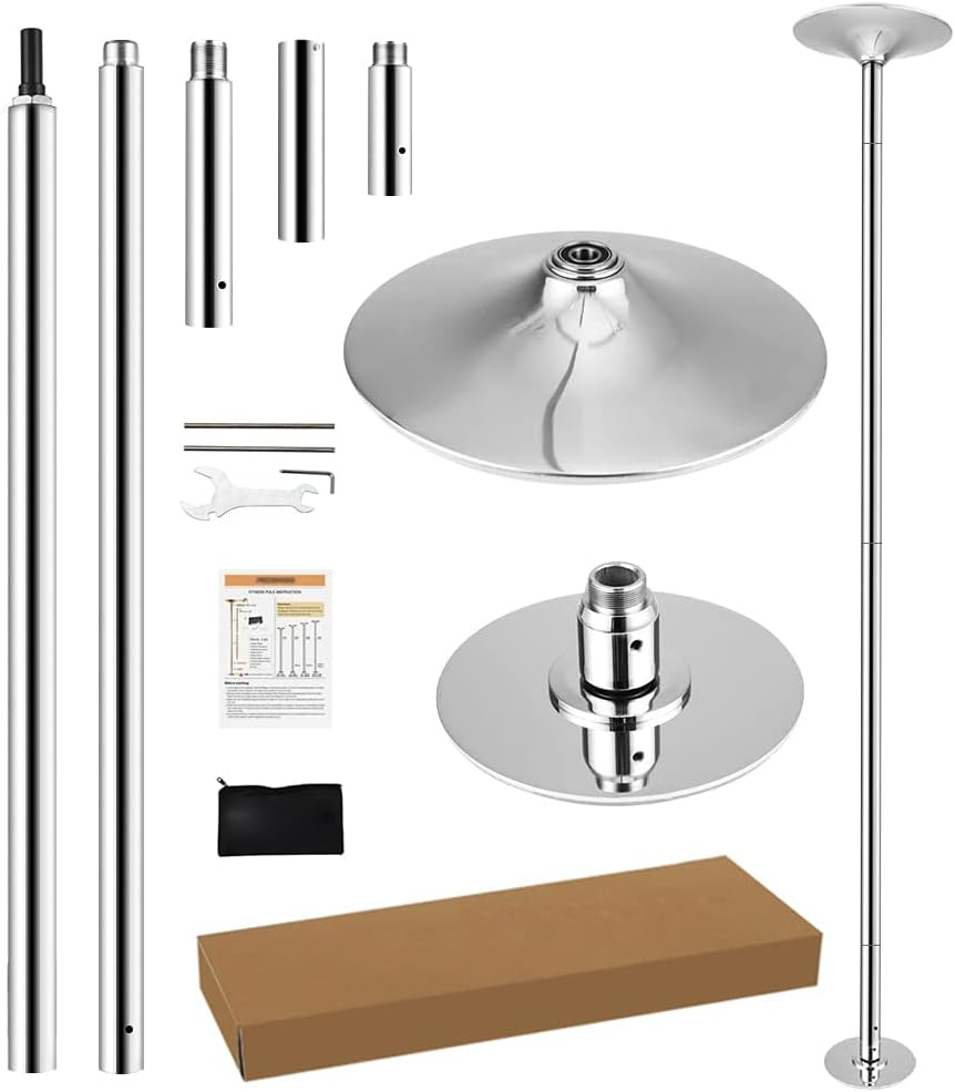 Pole Dancing Pole for Home - 45Mm Spinning Dance Pole with Extension, Portable Dance Pole, Great for Bedroom, Pole Dance Studio & Pole Fitness&hellip; image number 1