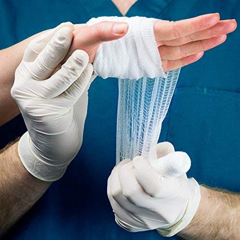 Gauze Bandage Rolls Elastic Stretch Medical Self-Adherent Pressure Wrap First Aid Conforming Tape, 36Pcs, 7.5Cm*4.5M image number 2