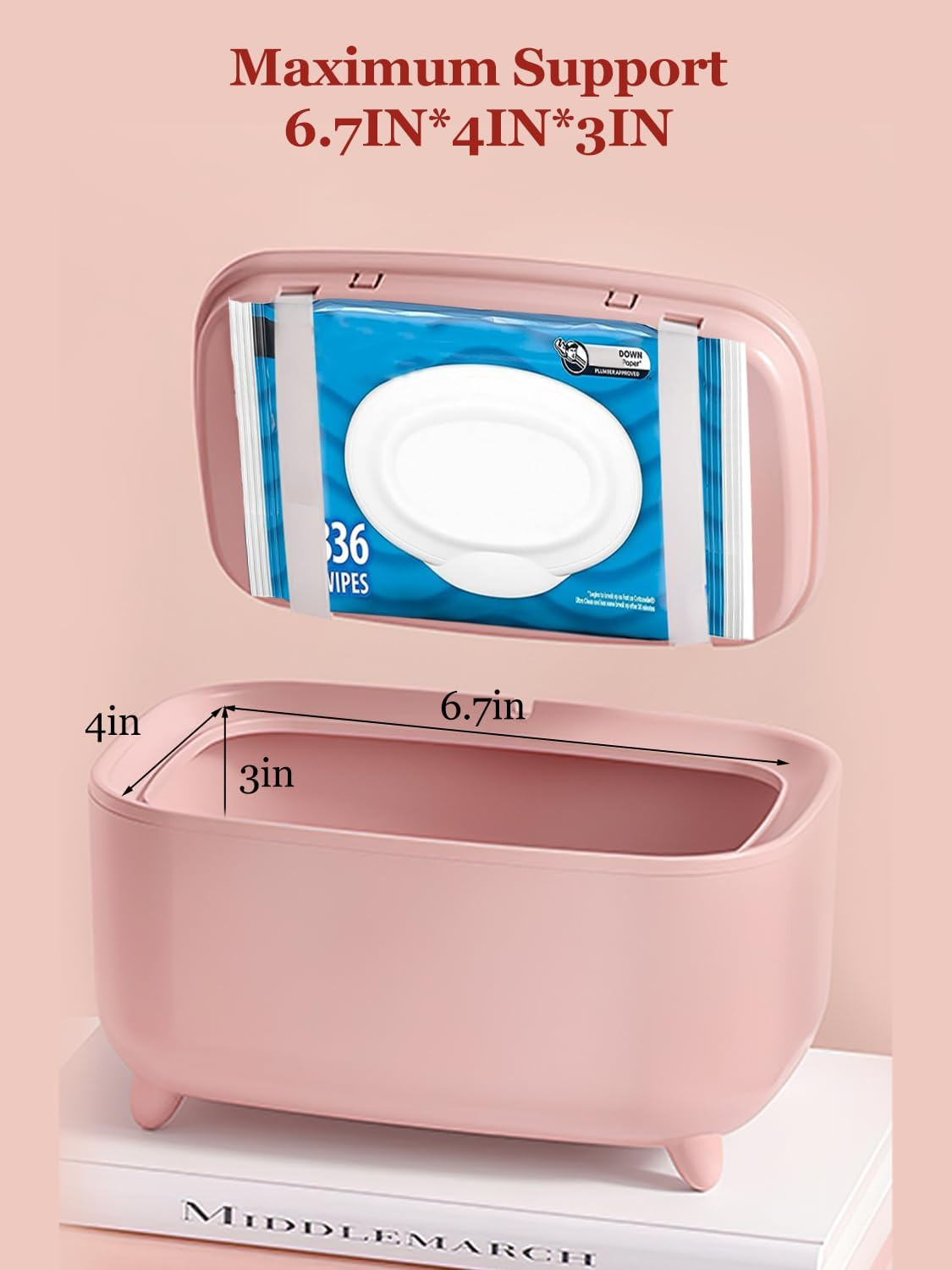 2024 New Wipe Warmer - Premium Baby Wet Wipes Dispenser, Diaper Warmer for Home Use - Essential Calentador De Wipes Para Bebes - Travel Friendly with USB Supply image number 1