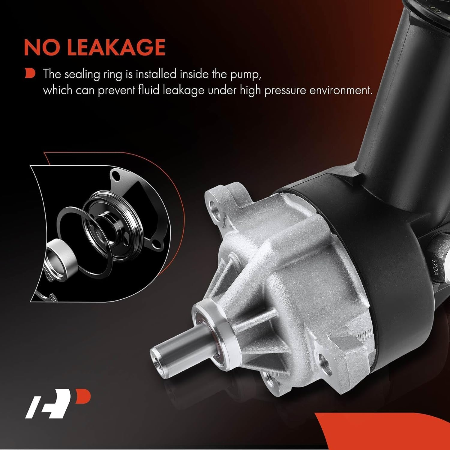 A-Premium Power Steering Pump with Reservoir Compatible with Ford Cougar Fairmont Granada Mustang Thunderbird Mercury Bobcat Capri Cougar Marquis Monarch Zephyr image number 3