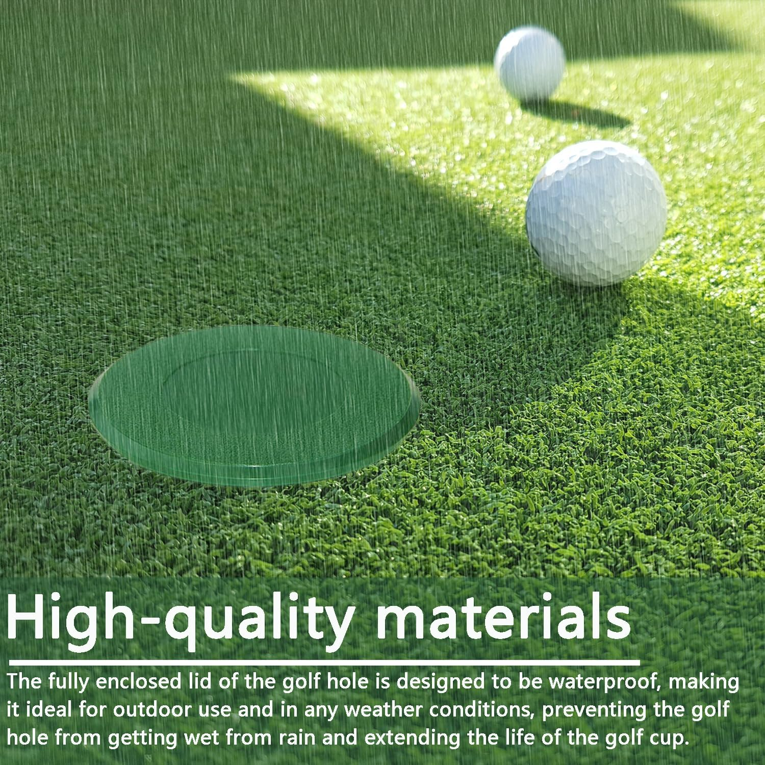 Professional Golf Cup Cover Universal Putting Green Hole Practice Training Aids Hole Lid Protection for Golf Courses and Outdoor