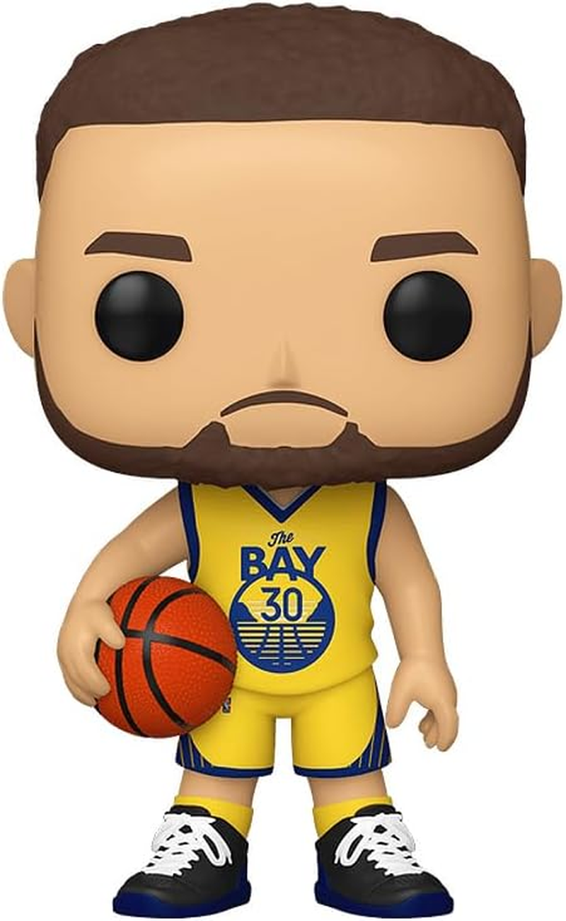 Pop Sports: Stephen Curry Golden State Warriors the Bay NBA Basketball Vinyl Figure Bundle with Compatible Funko Box Protector, EC51015 image number 3